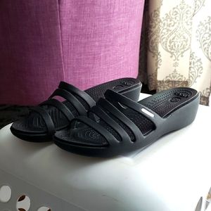 Crocs Wedge sandals Size 9